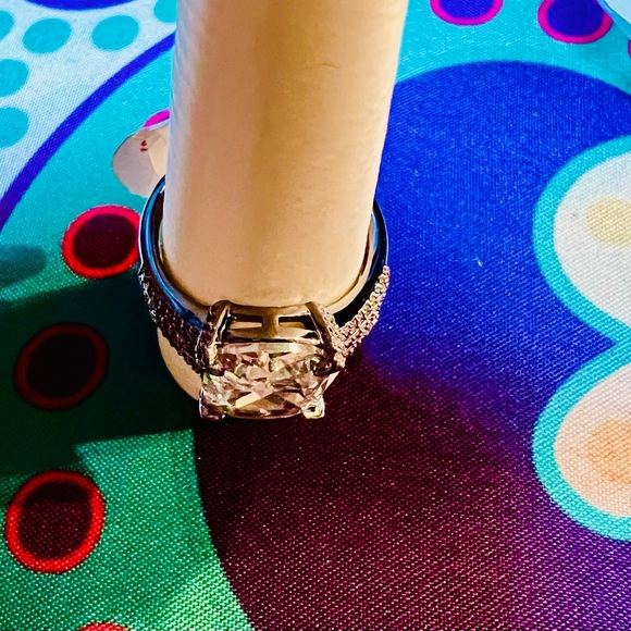 Bomb Party RG41879 Heart of a Champion Diamond CZ on Hematite Plating - Picture 6 of 7